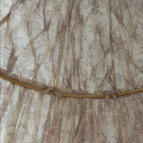 Restoration Hardware KIDS Cream & Pink Canopy Tent